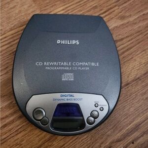 Vintage Philips Programmable CD Player - Gray